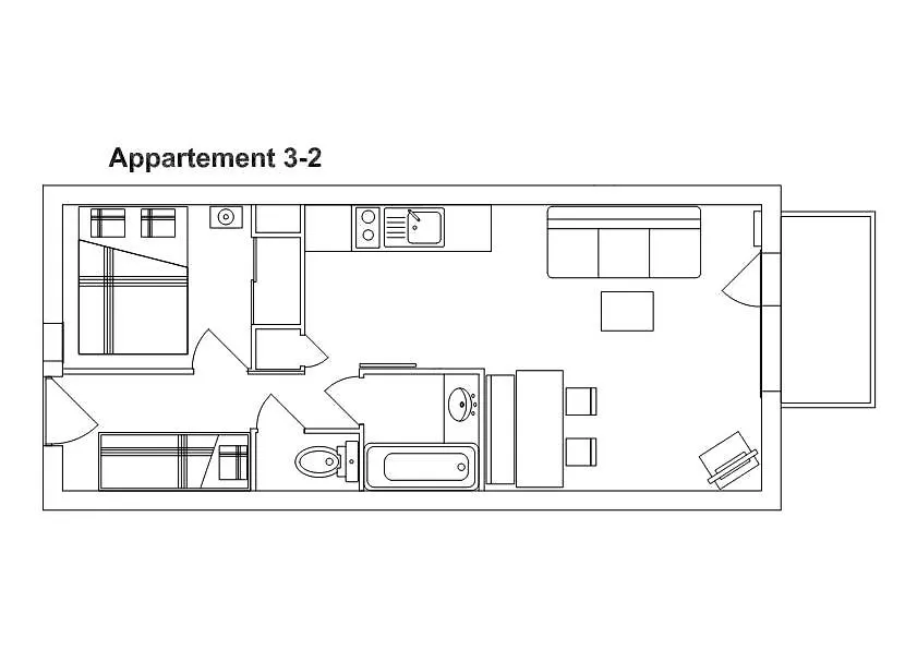Belle Plagne 2 Dim Dim Appart 6Pers La Plagne Apartment